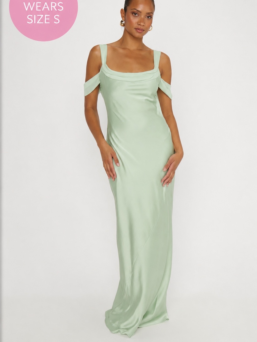Show Me Your MuMu Mint Green Bow-Shoulder Maxi Dress